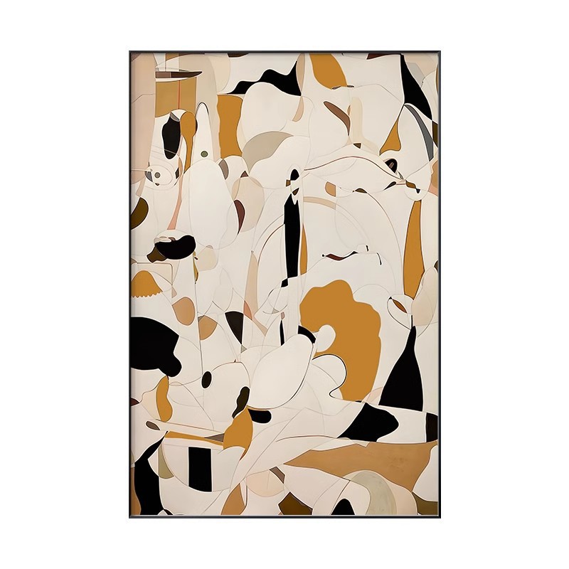 Luxury Lifestyle Background - Abstrakcyjny obraz w stylu kremowym do