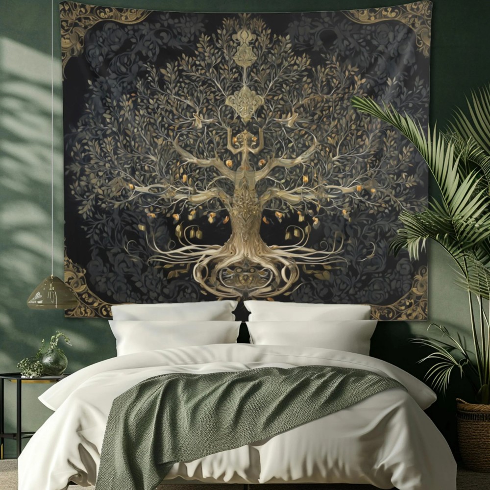 Luxury Lifestyle Background - VIKAMA Lekka Luksusowa Gobelin z Motywem
