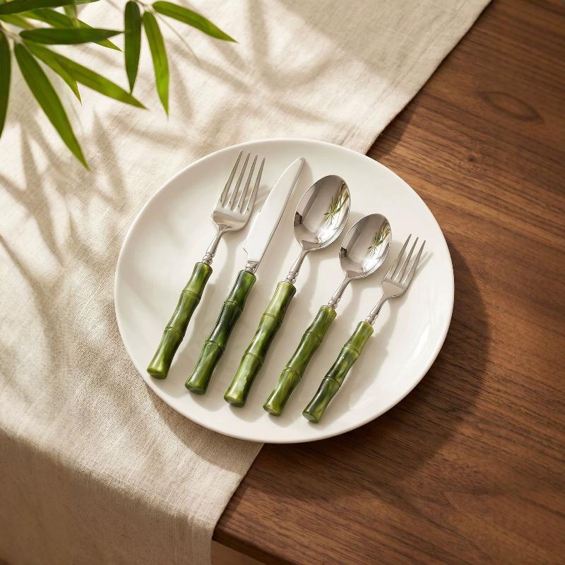 Trwały zestaw sztućców kuchenn – Bamboo Cutlery Set recenzja i cena