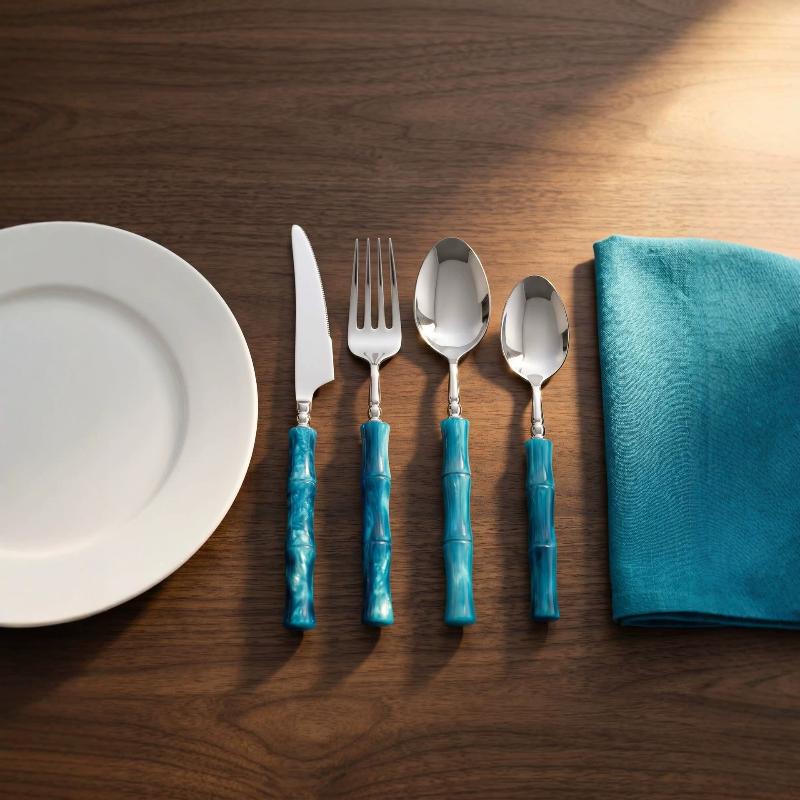 Trwały zestaw sztućców kuchenn – Bamboo Cutlery Set recenzja i cena