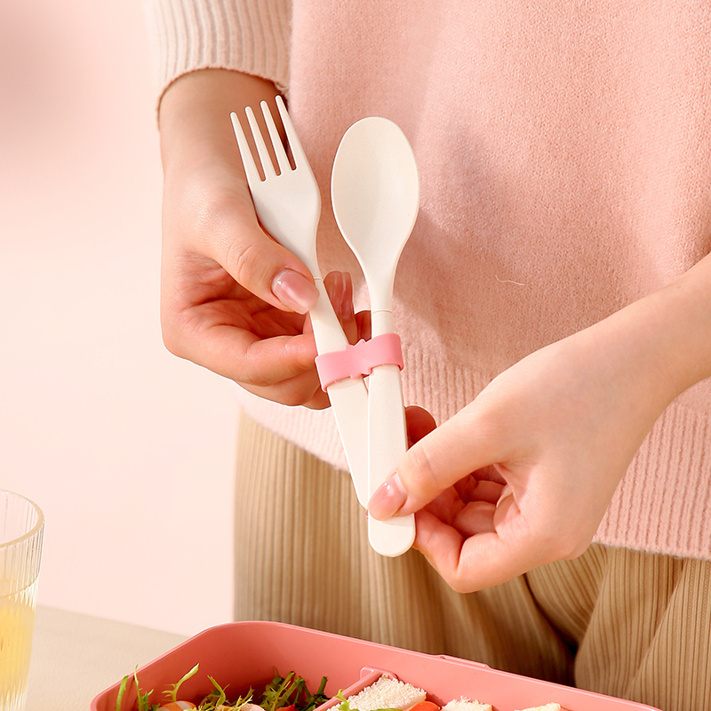 Przenośny Lunch Box z Włókna B – Bamboo Cutlery Set recenzja i cena