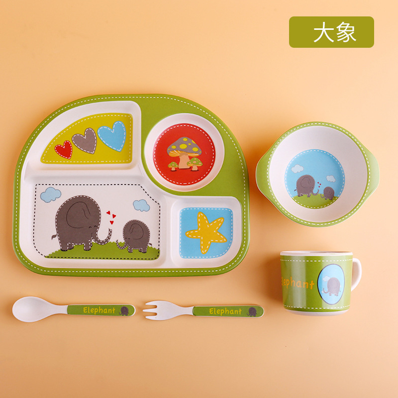5 szt. Kreatywny zestaw naczyń – Bamboo Cutlery Set recenzja i cena